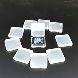 Hanumex 10-Pack SD/SDHC Memory Card Case – Hard Plastic Transparent Storage Box for Secure Protection-image-15