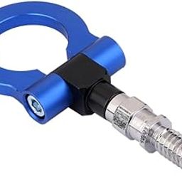 VELURA EU Aluminum Anodized Front or Rear Racing Screw-on Tow Hook Trailer Blue|1x Door Curtain|Towing & Hauling| Parts & Accessories-image-48