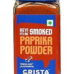 CRISTA Smoked Paprika Powder from Fresh & Flavourful Dried Chillies with Zero added Colours, Fillers, Additives & Preservatives Smoky Flavour & Aroma 45 gms-image-54