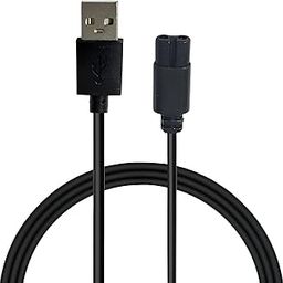 Upix USB Mi Trimmer Charging Cable 1 Meter (3.2 Feet), Compatible for Mi Trimmer, Shavers, Body Groomers - Black (Please match Cable Port before Ordering) (Works with 5V USB Adapter Only)-15