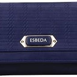 Navy Blue Colour Twill Wallet For Women-11