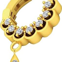 FASHIONS Traditional AD Daimond Stone Pierced Maharashtrian Nath Nose Pin Piercing Hole Marathi Nose Ring For Women and Girls-image-90