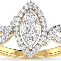 pc jeweller 18k (750) Yellow Gold and Solitaire Ring for Women-picture-22