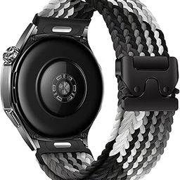 KEYSJEFF Compatible with Huawei Watch GT 5 Strap 46mm,One-click Bands Compatible with Huawei GT 4/3/3 pro 46mm Strap,22mm Woven Nylon Replacement Straps with Parachute Buckle-image-91