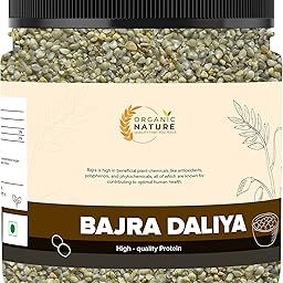 Organic Nature Bajra Daliya (Pearl Millet Porridge)| 250 gm With Omega-3 Fats| Whole Grain Bajra Daliya | For Weight Loss & Digestive Health| Rich in Nutrients & fibre [Jar Pack]-image-35