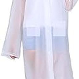 Women's Waterproof PVC Overcoat, Rainsuit, Rainwear()-image-97