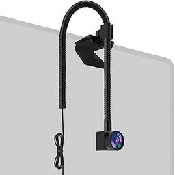 PEATOP Center Cam Middle Webcam,1080P Plug & Play Low Light Center Cam with Microphone Cover Middle Screen Webcam for PC Zoom,Video Call, Skype, Teams-25