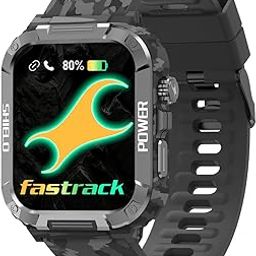 Fastrack Limitless Valor Rugged Smartwatch|Large 1.91" Super UltraVU Display|Functional Crown|Highest 320x385 Pixel Resolution|SingleSync BT Calling|100+ Sports Modes & Watchfaces|IP68 (Grey Camo)-16