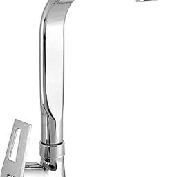 10X Rotateable Brass Swan Neck Tap SN-9847 for Washbasin/Kitchen Table Mounted Chrome Plated-3