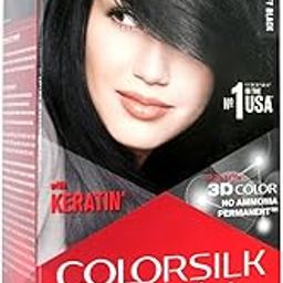Revlon ColorSilk Permanent Hair Color For Women, Salon Perfect Hair Colour at Home with 100% Grey Coverage | Pro-Keratin & No Ammonia | Up to 8 Weeks of Colour | Shade - Soft Black 1WN (Pack of 1)-38