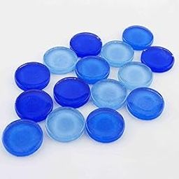 Sai Mosaic Art Glass Mosaic Circle Blue Mix 25mm-image-57