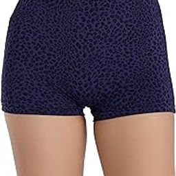 Womens Mid Rise Super Soft Nylon Lycra Printed Boyshort Panties (Pack of 1) (Available in 4 Stylish Shades: Pink, Blue, Purple & Black)-image-54