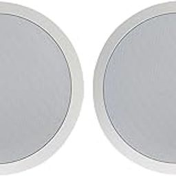 Rockville 2 CC80T White 8" Commercial 70v Ceiling Speakers for Restaurant/Bar-image-31