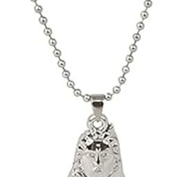 Metal Fancy & Stylish Solid Silver Color Mahadev Bolenath Shankar Mahakaal Lord Adiyogi Shiva/Shivji With Sarp/Snake Locket Pendant Necklace With Ball Chain For Men & Women-image-21
