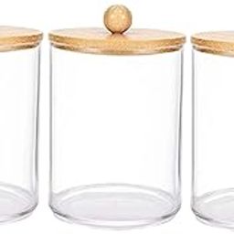 CALANDIS® Makeup Cotton Storage Box Decor Cotton Swab Storage Box for Cotton Swab 3 pieces | 3 Cotton Swab Storage Boxes-image-29