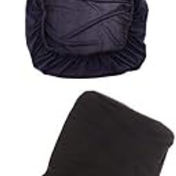 MERISHOPP® Black &Deep Grey Spandex Stretch Low Short Back Chair Cover Bar Stool Cover |Home & Garden | Furniture | Slipcovers-image-67