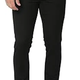 spykar Super Slim Fit Black Jeans for Men - Low Rise-picture-17