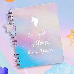 DOODLE Hardbound Spiral Notebook Diary with Bookmark Dangler and 100+ Stickers | B5 | 160 Undated Ruled Pages | 80 gsm Acid Free Paper | Open Flat To Write Comfortably (Unicorn)-20