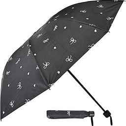3 Fold Printed Rain Sun & UV Rays Protective Double Coated Manual Open Umbrella UR-6188-6191-2