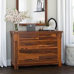 MAYOOR ART Solid Sheesham Wooden Chest of Drawer for Home & Office Furniture | Chest of Drawer with 8 Spacious Drawer Storage for Elegant Living Room Storage for Home Decor | Honey Finish-image-47