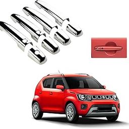 KlaasAuto Car Chrome Door Cover Handle Maruti IGNIS (with Sensor Cut) | 2016- Till Present | Maruti Suzuki | Complete Set of 4 Front & Rear | 2016 | 2018 | 2022 | 2023 | KlaasAuto Accessories-25