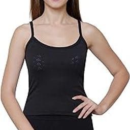 Bodycare Black Solid Women Thermal Camisole Top-image-73