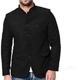 Men's Black Poly Viscose Slim Fit Jodhpuri Bandh Gala Suit for Wedding/Party/Occasions-picture-10