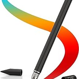 ELV Aluminum Stylus Pen with Inbuilt Ball Point Pen Compatible with All Smartphones/Tablets/iPhone/Amazon Kindle (Jet Black/Black)-image-12