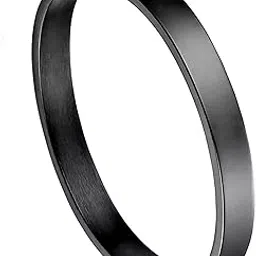 heer collection Stainless Steel Titanium Stylish Contemporary Kada Bracelet For Men And Women-picture-3