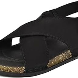 Men Cross-Strap Waterproof Sandal with Buckle Closure-image-42