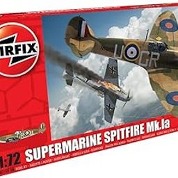 Airfix A01071B Supermarine Spitfire Mkia 1:72 Model Building Kit (36 Piece), Multicolor-image-6
