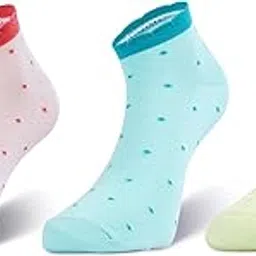 anchor Ankle Length Colourful Socks For Women, Pack of 3 Pair Socks, Free Size-picture-31