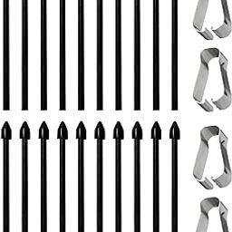 S Pen Nib Mobile Repair Tool Kit with 4 Metal Clips and 20 Opening Pry Tools, Black S Pen nibs tab s9 fe-23