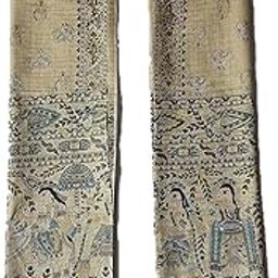 Women's Cotton Silk Madhubani Print Dupatta | Bhagalpuri Dupatta For Women's And Girls-image-27