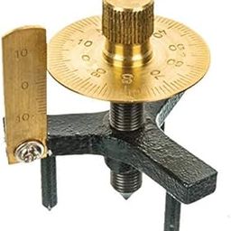 Salco Amazing Single Disk Spherometer (Brass) heavyduty bestest in quality-image-2