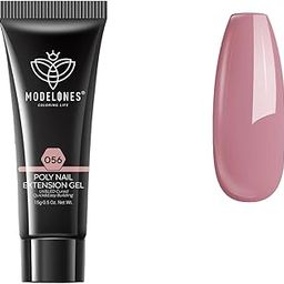 MODELONES 15ml Poly Nail Gel Builder Nail Extension Gel Enhancement Nail Thickening Acrylic Extension nail polish gel - Vintage Rose 056-image-93