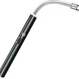 VISBY INDIA Electric Rechargeable Gas/Plasma Lighter, Flameless Windproof, USB, 360° Flexible Neck Arc Lighter for Kitchen, Barbecue, Candles, Gas Stove, Fireworks (Multicolor)-26