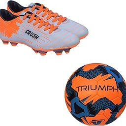 Football Pvc Boss Orange With Gowin Football Shoe Crush Silver Orange Size-7-image-66