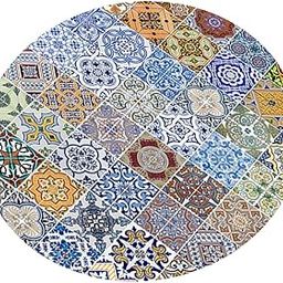 BNF®Digital Printing Tablecloth Table Cover 140x140cm 8.Bohemian Grid|Home & Garden | Kitchen, Dining & Bar | Linens & Textiles |1 Piece Tablecloth-image-25