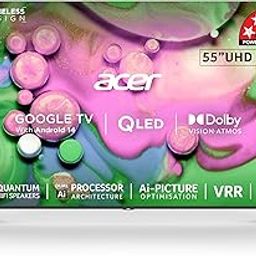 Acer 139 cm (55 inches) V PRO Series 4K Ultra HD Smart QLED Google TV AR55QDQGR2851AD-20