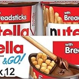 Nutella Ferrero & Go Hazelnut Spread With Cocoa & Bread Sticks,52G Each (Pack Of 2)-4