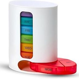 Extra Care Weekly 4 Times A Day Pill Box Travel Tablet | Holder Medicine Dispenser Organizer Storage Bpa Free 7 Day-picture-25