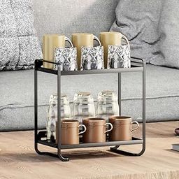 Dhadh Stainless Steel Double-Layer Bathroom Countertop Organizer - Space-Saving, Rust-Resistant, Multi-Function Storage Rack for Toiletries, Makeup, and Accessories.-23