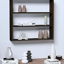 Deion 3 Tier Designer Wooden Wall Shelf | Multipurpose Wall Mounted Bookshelf for Living Room,Wall Shelf,Wall Mounted Shelves, Wall Shelf for Bedroom,Wall Decor,Home Decor,Wall Book Shelf-image-69