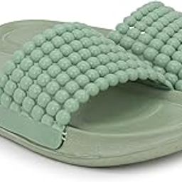 Moti Women's Flip Flops Slides Back Open Household Comfortable Slippers-image-85