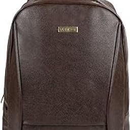 PU Leather Casual 23L Trendy Travel Office Laptop Shoulder Daytrip College Business Backpack For Unisex-59