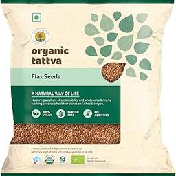 Organic Tattva, Organic Raw Unroasted Flax Seeds 400 Gram | Rich in Omega-3 Fatty Acids, Proteins, Fibers and Minerals | Pack of 4-image-65