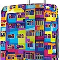 Polyester 55 cm (20 Inch) Small Protective Luggage Cover - Montane Design,Multicolor-image-60