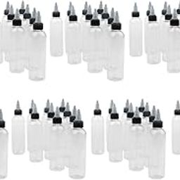 Enakshi® 70 Pcs Empty poly Squeeze Bottle with Twist Top Cap Tip Applicator 120ml|Health & Beauty | Natural & Alternative Remedies | Aromatherapy-image-36