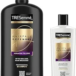 TRESemme Hair Fall Defence Shampoo 1 L & Conditioner 190 ml, With Keratin for Hair Fall Control and Longer, Stronger Hair - Anti Hairfall for Damaged Hair, For Men & Women-picture-17